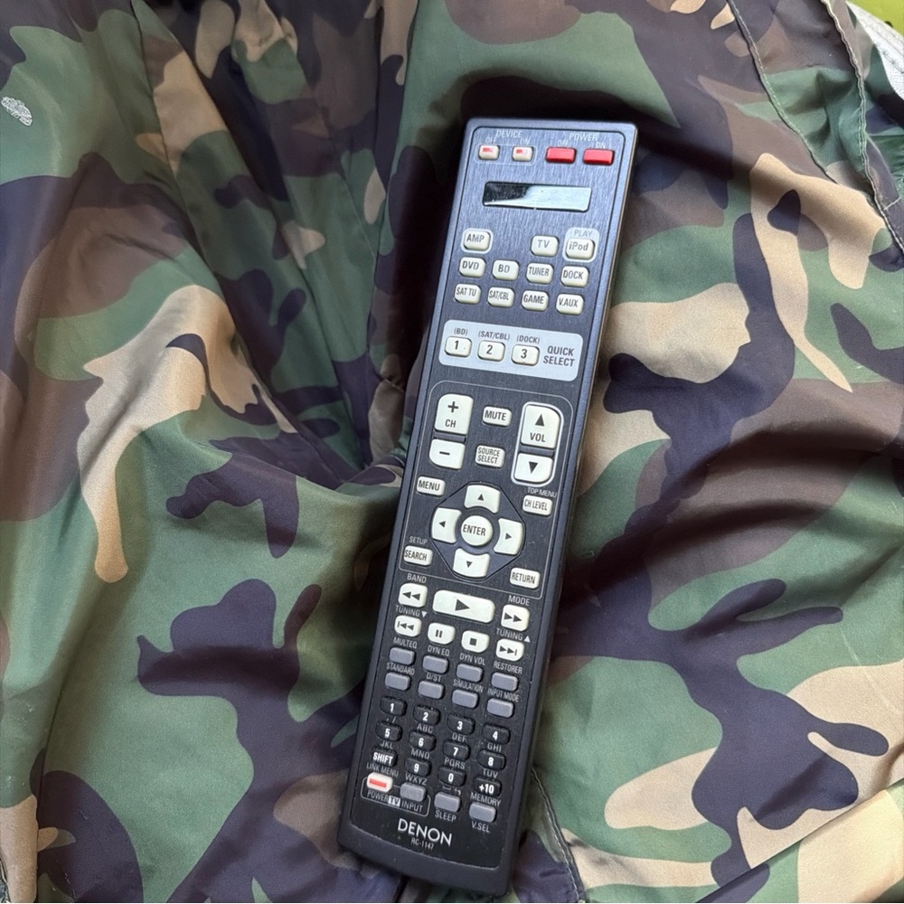 Black denon Remote Control
